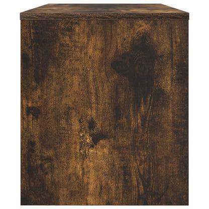 Televizní Skříň 80 X 35 X 40 Cm Kouřový Dub Kompozitní Dřevo