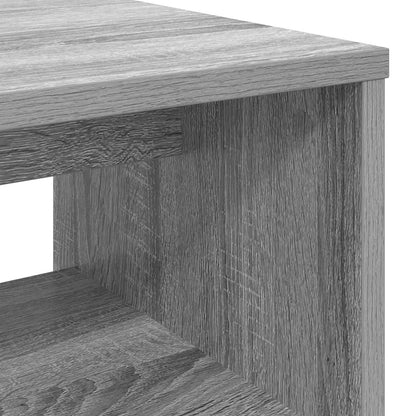Televizní Skříň 80 X 35 X 40 Cm Šedá Sonoma Kompozitní Dřevo