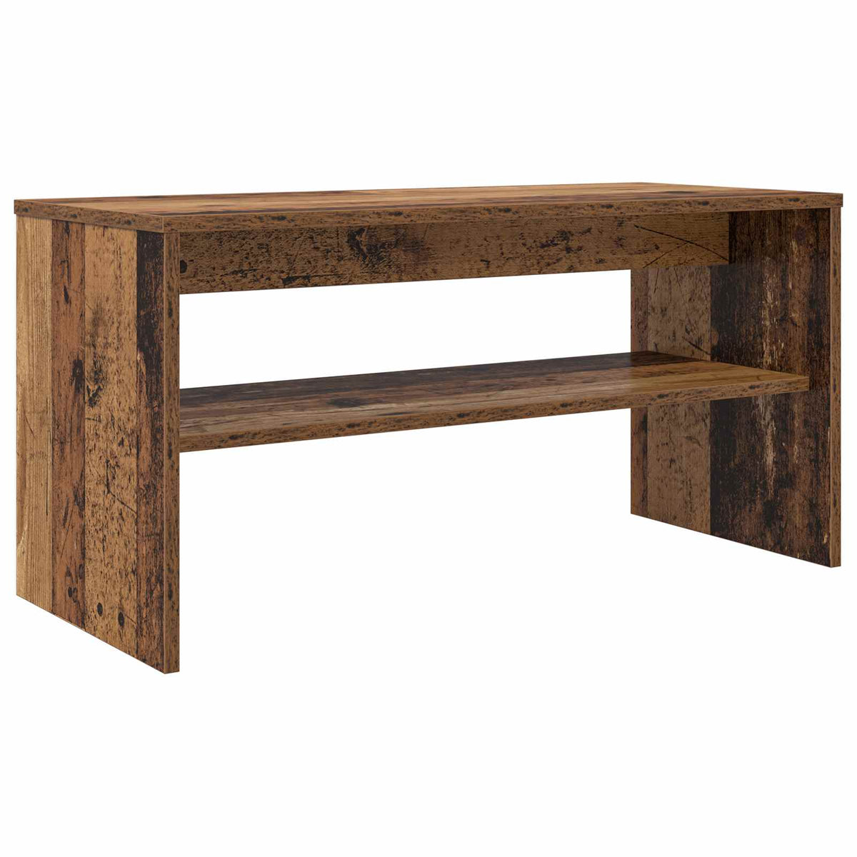 Televizní Skříň 80 X 35 X 40 Cm Staré Dřevo Kompozitní Dřevo