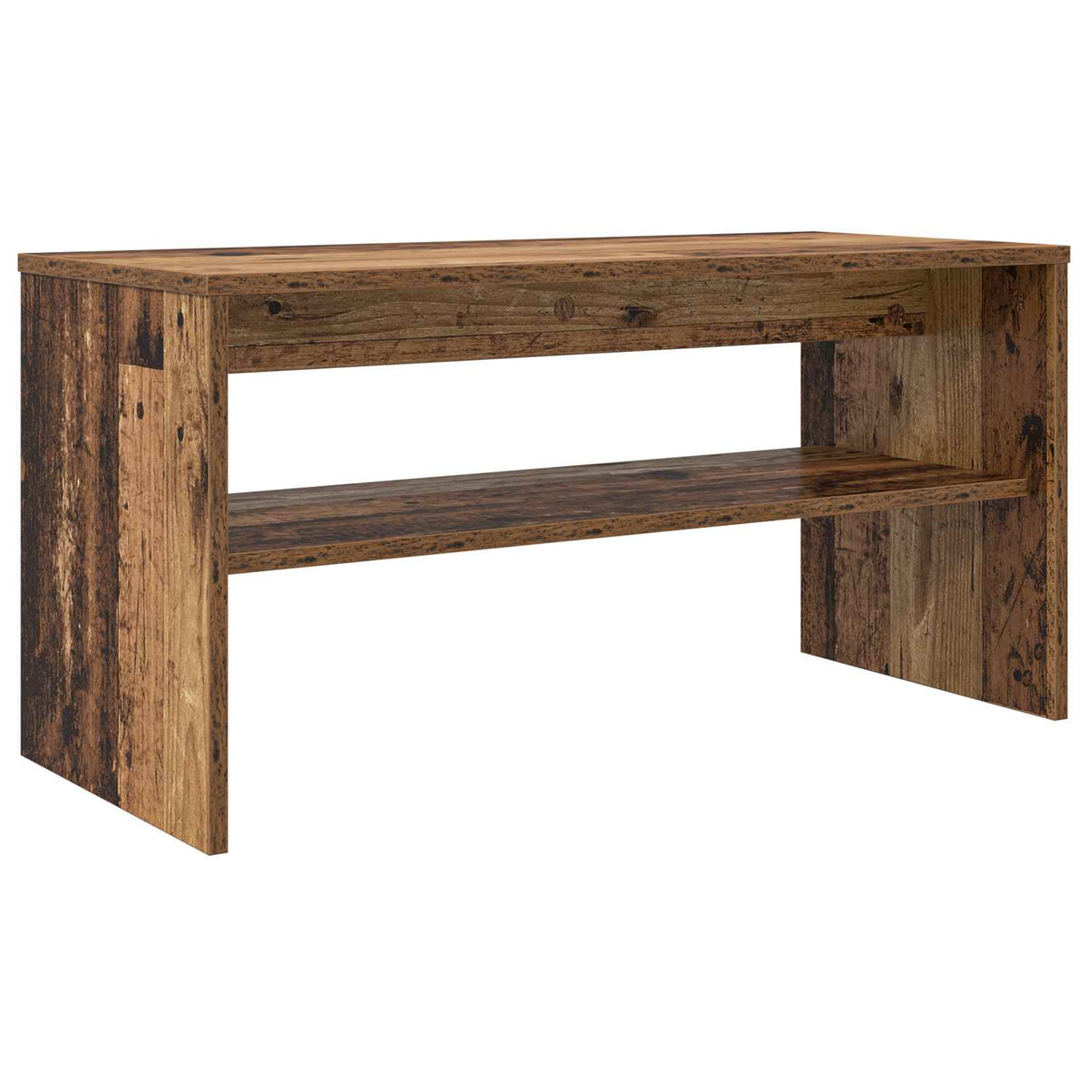 Televizní Skříň 80 X 35 X 40 Cm Staré Dřevo Kompozitní Dřevo