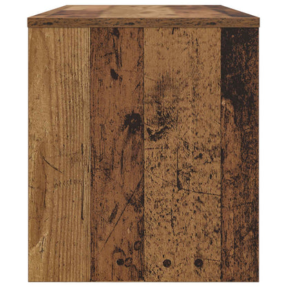 Televizní Skříň 80 X 35 X 40 Cm Staré Dřevo Kompozitní Dřevo