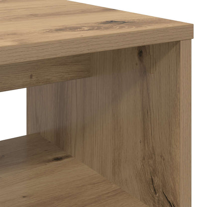 Televizní Skříň 80 X 35 X 40 Cm Artisanový Dub Kompozitní Dřevo
