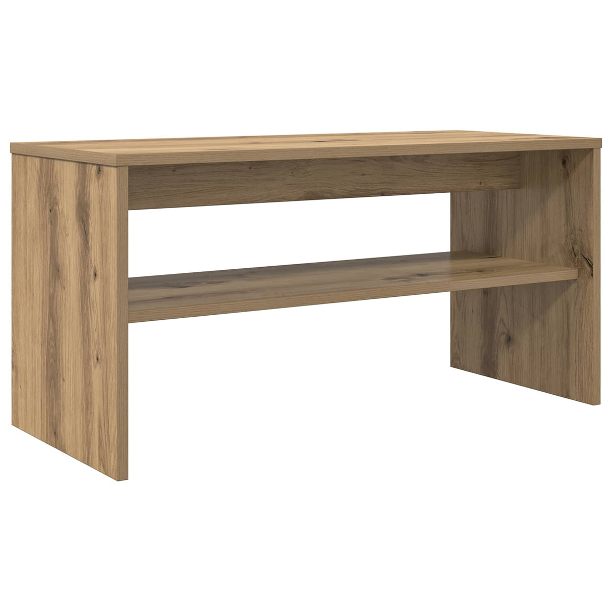 Televizní Skříň 80 X 35 X 40 Cm Artisanový Dub Kompozitní Dřevo
