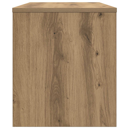 Televizní Skříň 80 X 35 X 40 Cm Artisanový Dub Kompozitní Dřevo