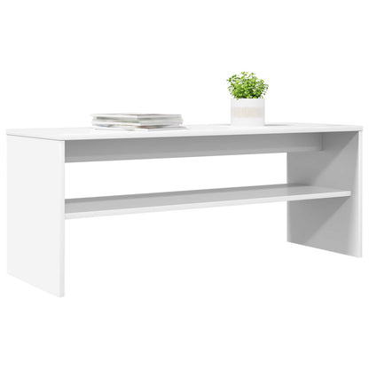 Televizní Skříň 100 X 35 X 40 Cm Bílá Kompozitní Dřevo