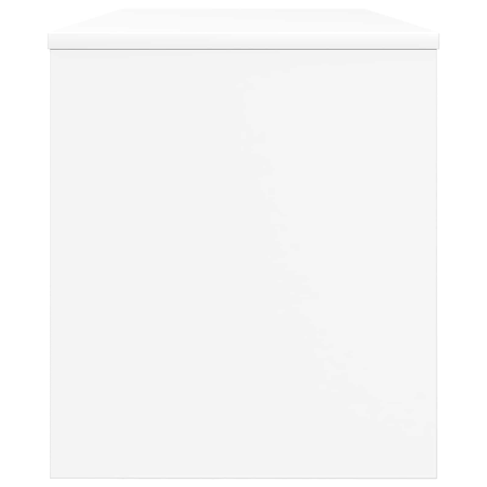 Televizní Skříň 100 X 35 X 40 Cm Bílá Kompozitní Dřevo