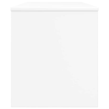 Televizní Skříň 100 X 35 X 40 Cm Bílá Kompozitní Dřevo