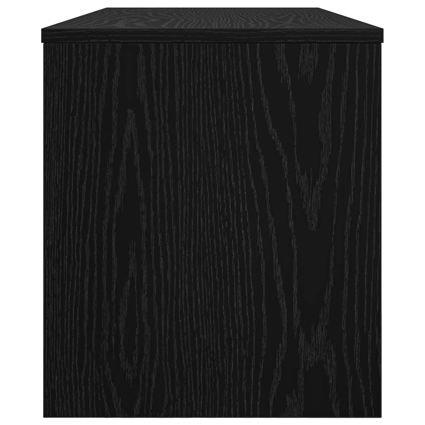 Televizní Skříň 100 X 35 X 40 Cm Černý Dub Kompozitní Dřevo