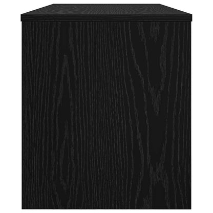Televizní Skříň 100 X 35 X 40 Cm Černý Dub Kompozitní Dřevo