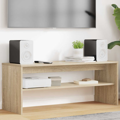 Televizní Skříň 100 X 35 X 40 Cm Sonoma Dub Kompozitní Dřevo