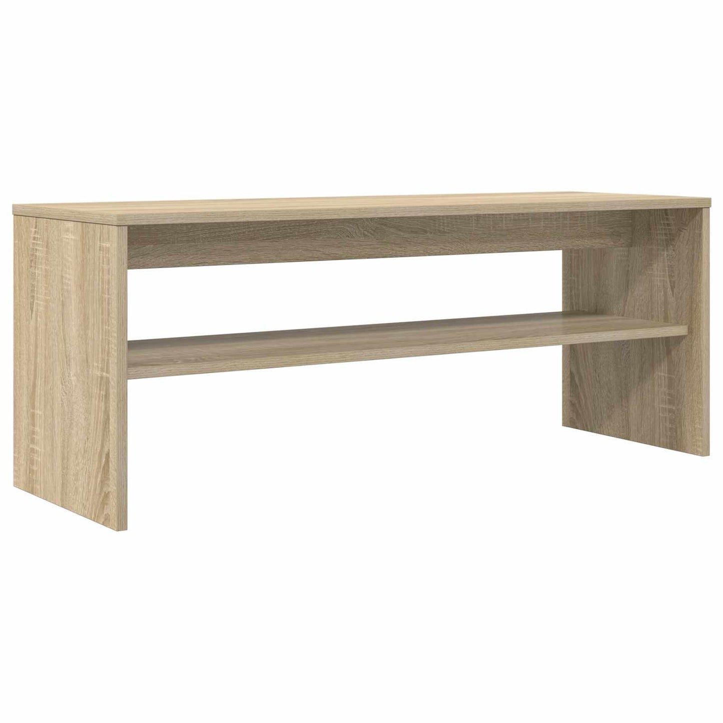 Televizní Skříň 100 X 35 X 40 Cm Sonoma Dub Kompozitní Dřevo