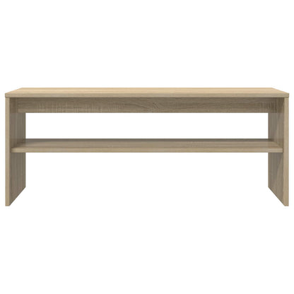 Televizní Skříň 100 X 35 X 40 Cm Sonoma Dub Kompozitní Dřevo