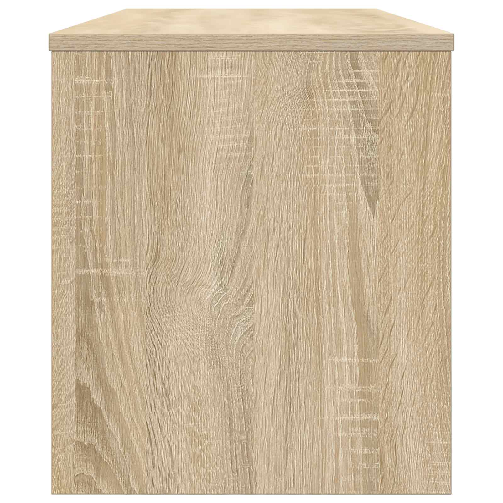 Televizní Skříň 100 X 35 X 40 Cm Sonoma Dub Kompozitní Dřevo