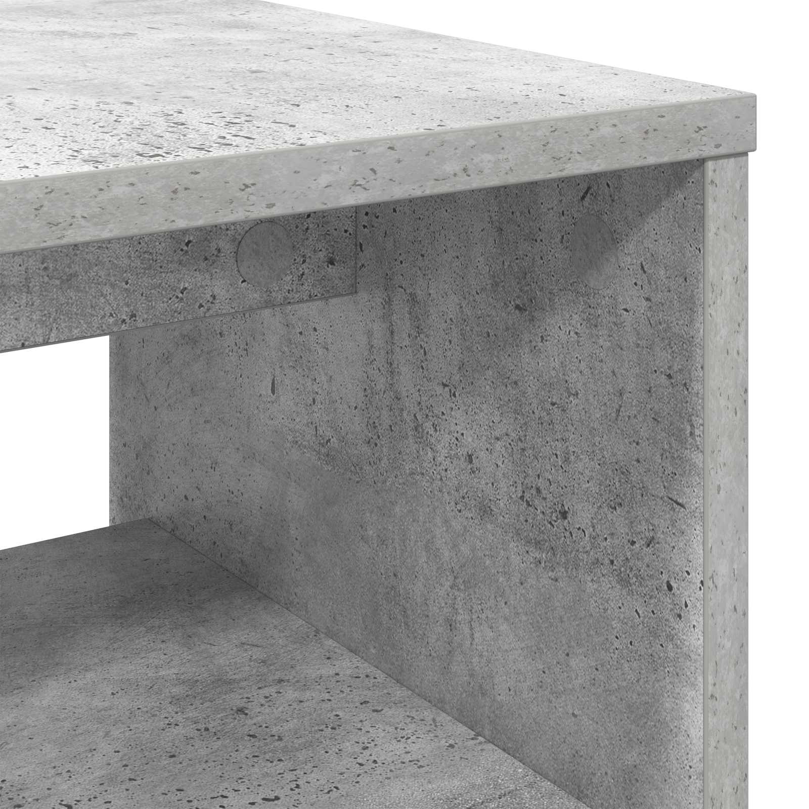 Televizní Skříň 100 X 35 X 40 Cm Betonově Šedá Kompozitní Dřevo