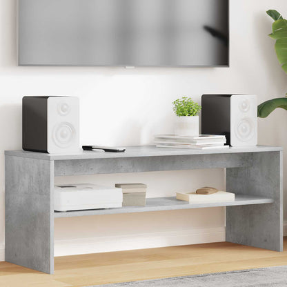 Televizní Skříň 100 X 35 X 40 Cm Betonově Šedá Kompozitní Dřevo