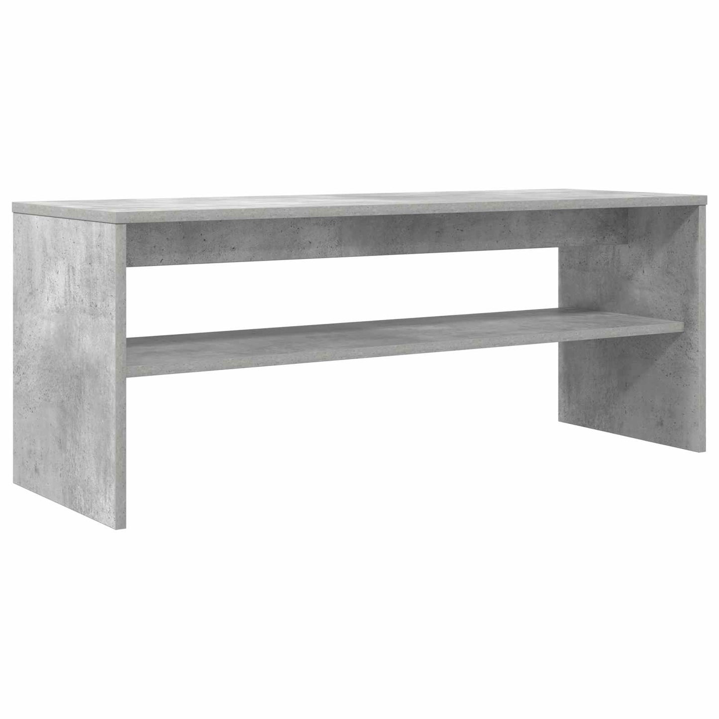 Televizní Skříň 100 X 35 X 40 Cm Betonově Šedá Kompozitní Dřevo