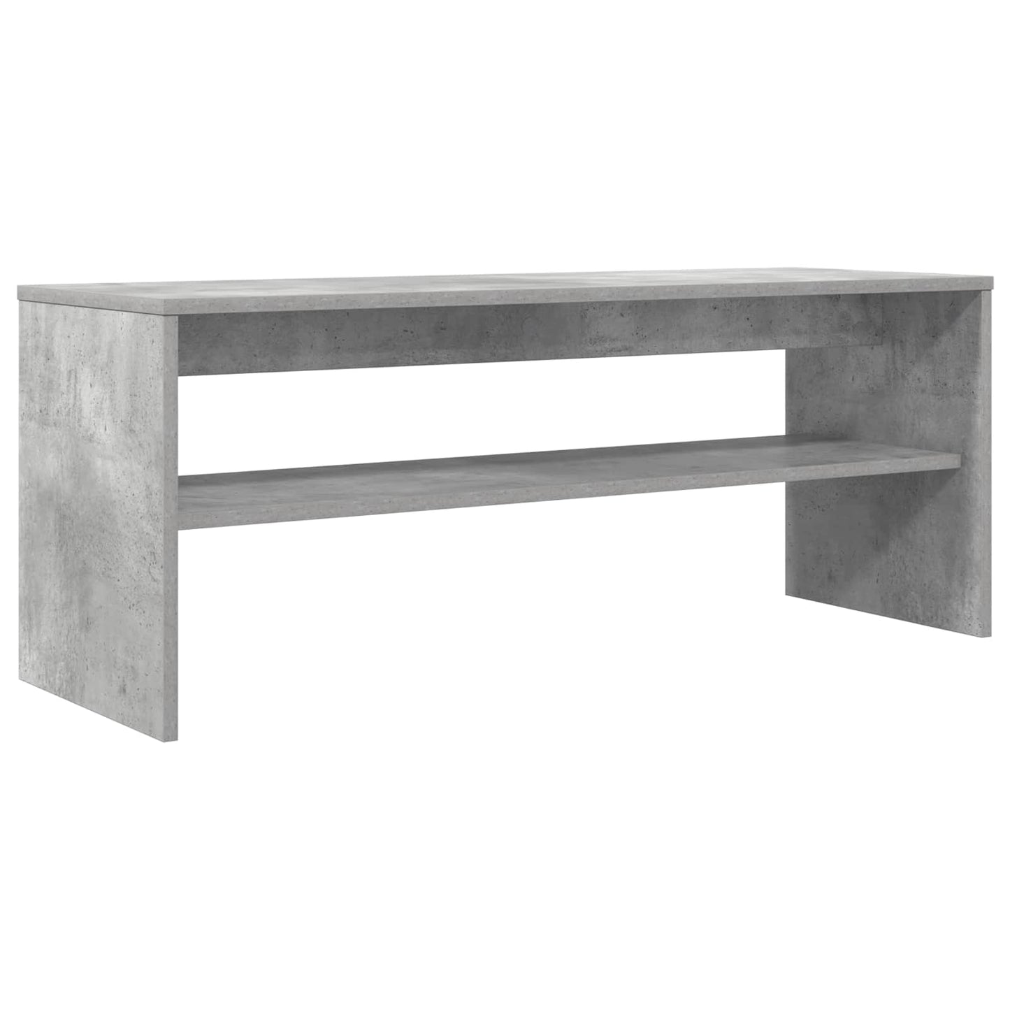 Televizní Skříň 100 X 35 X 40 Cm Betonově Šedá Kompozitní Dřevo