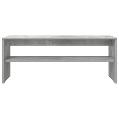 Televizní Skříň 100 X 35 X 40 Cm Betonově Šedá Kompozitní Dřevo