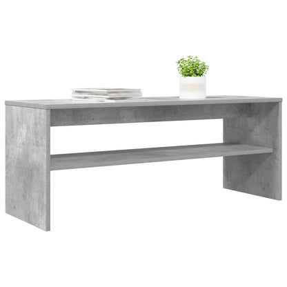 Televizní Skříň 100 X 35 X 40 Cm Betonově Šedá Kompozitní Dřevo