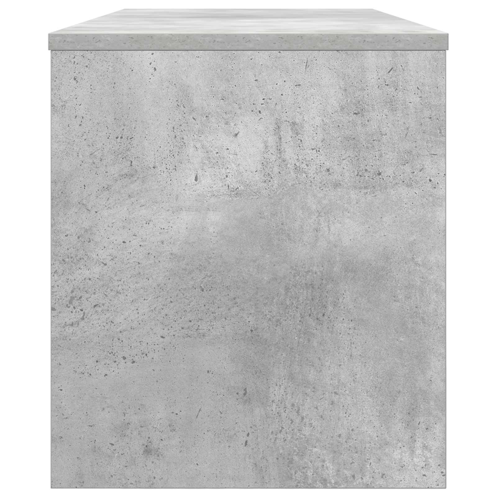 Televizní Skříň 100 X 35 X 40 Cm Betonově Šedá Kompozitní Dřevo