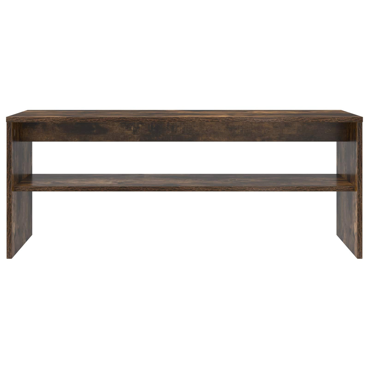 Televizní Skříň 100 X 35 X 40 Cm Kouřový Dub Kompozitní Dřevo