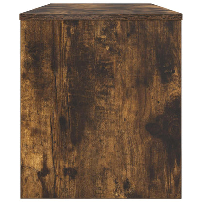 Televizní Skříň 100 X 35 X 40 Cm Kouřový Dub Kompozitní Dřevo