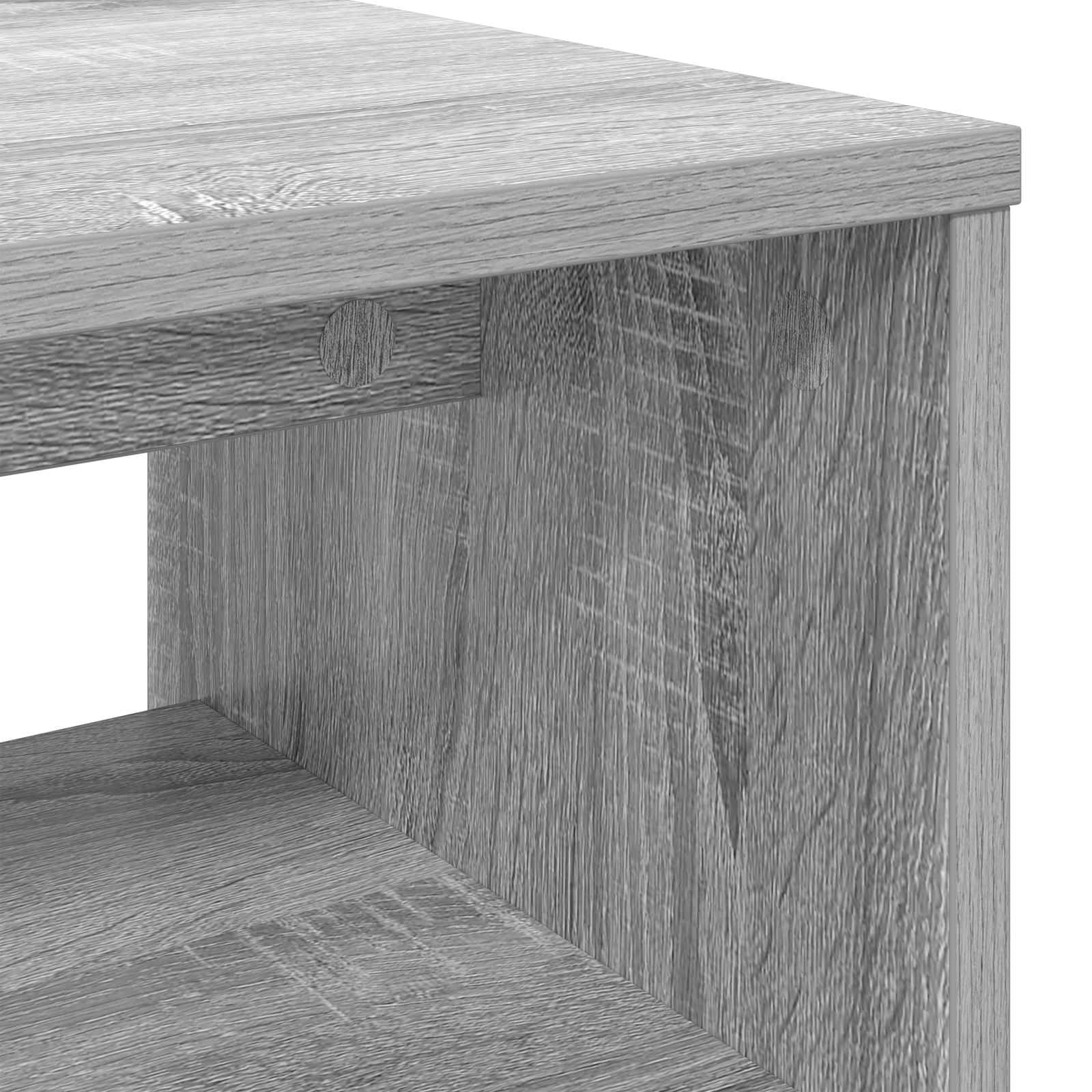 Televizní Skříň 100 X 35 X 40 Cm Šedá Sonoma Kompozitní Dřevo