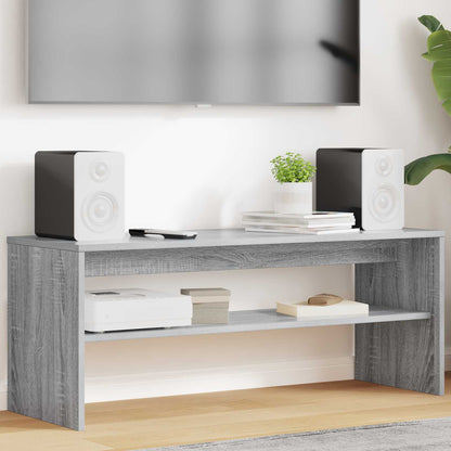 Televizní Skříň 100 X 35 X 40 Cm Šedá Sonoma Kompozitní Dřevo