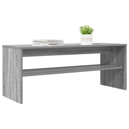 Televizní Skříň 100 X 35 X 40 Cm Šedá Sonoma Kompozitní Dřevo