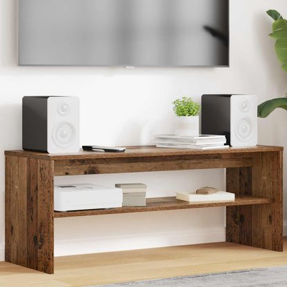 Televizní Skříň 100 X 35 X 40 Cm Staré Dřevo Kompozitní Dřevo