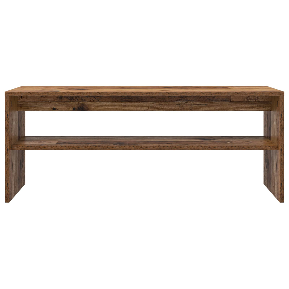 Televizní Skříň 100 X 35 X 40 Cm Staré Dřevo Kompozitní Dřevo