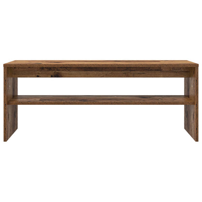 Televizní Skříň 100 X 35 X 40 Cm Staré Dřevo Kompozitní Dřevo