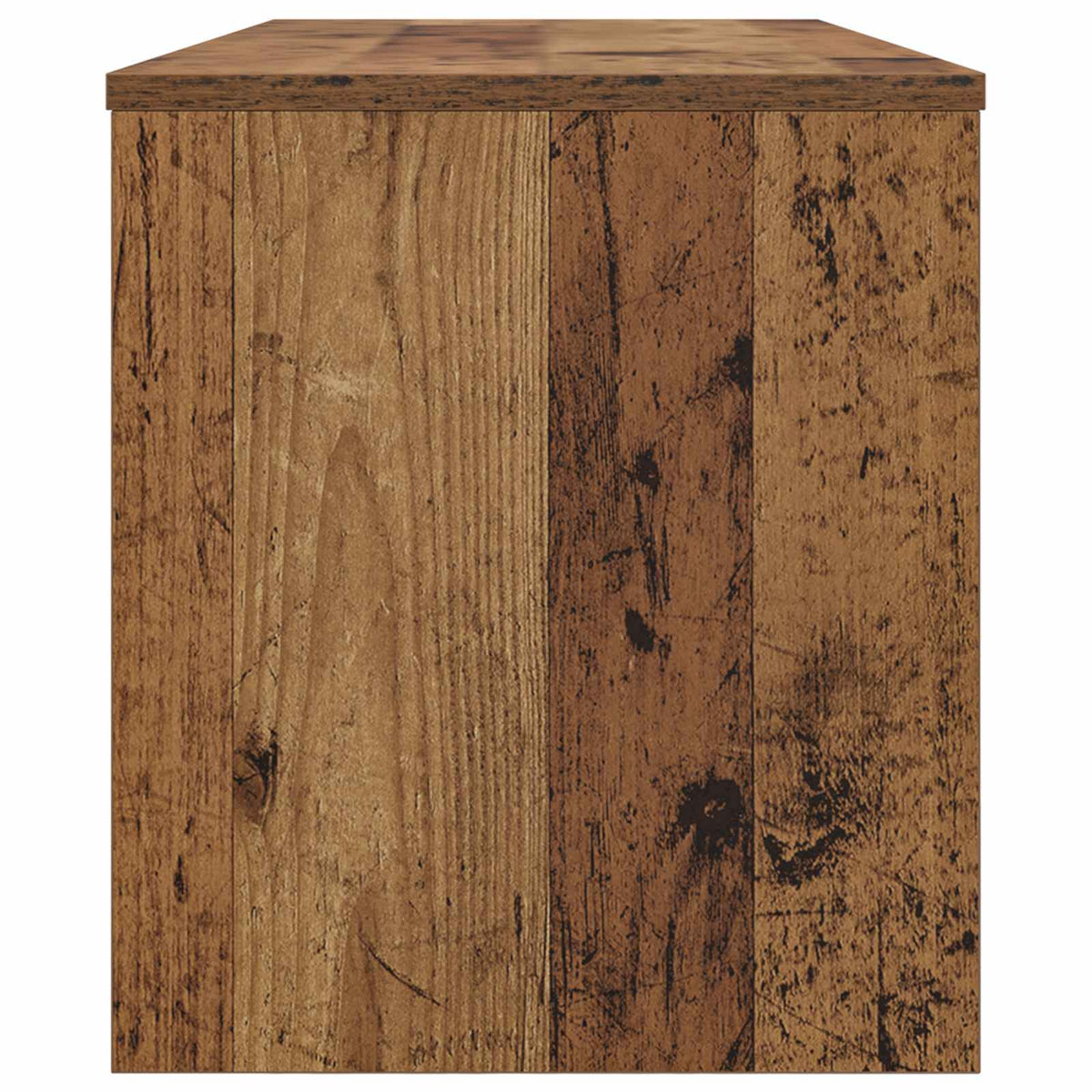 Televizní Skříň 100 X 35 X 40 Cm Staré Dřevo Kompozitní Dřevo