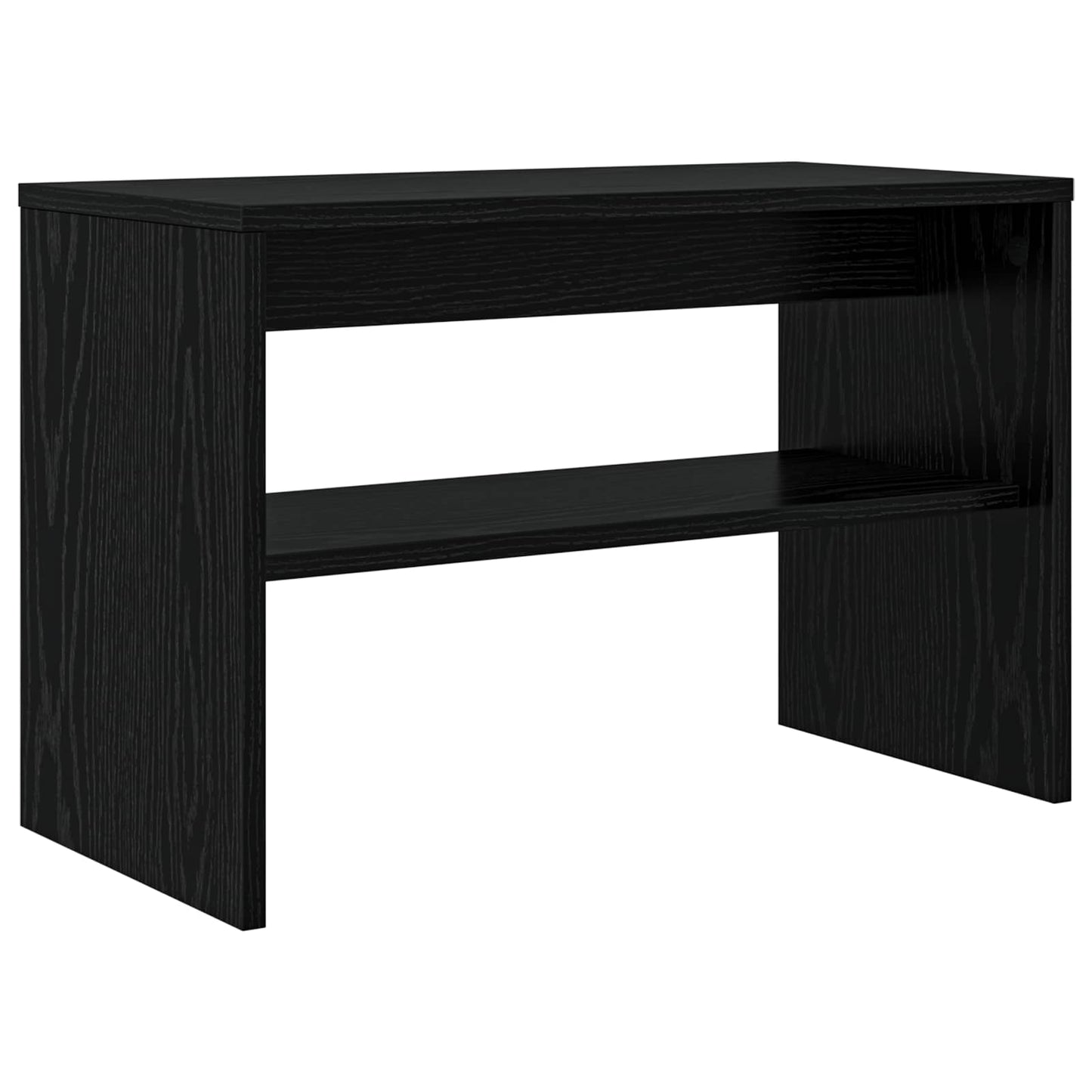 Televizní Skříň 60 X 30 X 40 Cm Černý Dub Kompozitní Dřevo