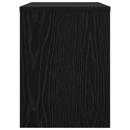 Televizní Skříň 60 X 30 X 40 Cm Černý Dub Kompozitní Dřevo