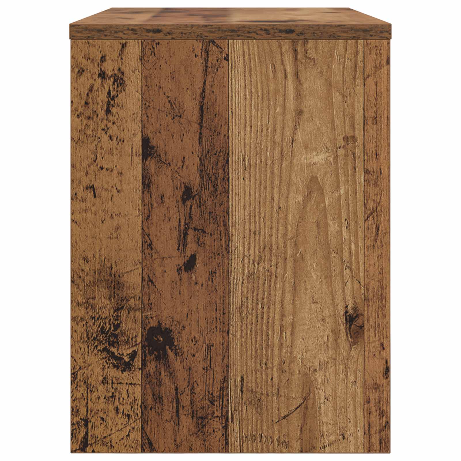 Televizní Skříň 60 X 30 X 40 Cm Staré Dřevo Kompozitní Dřevo