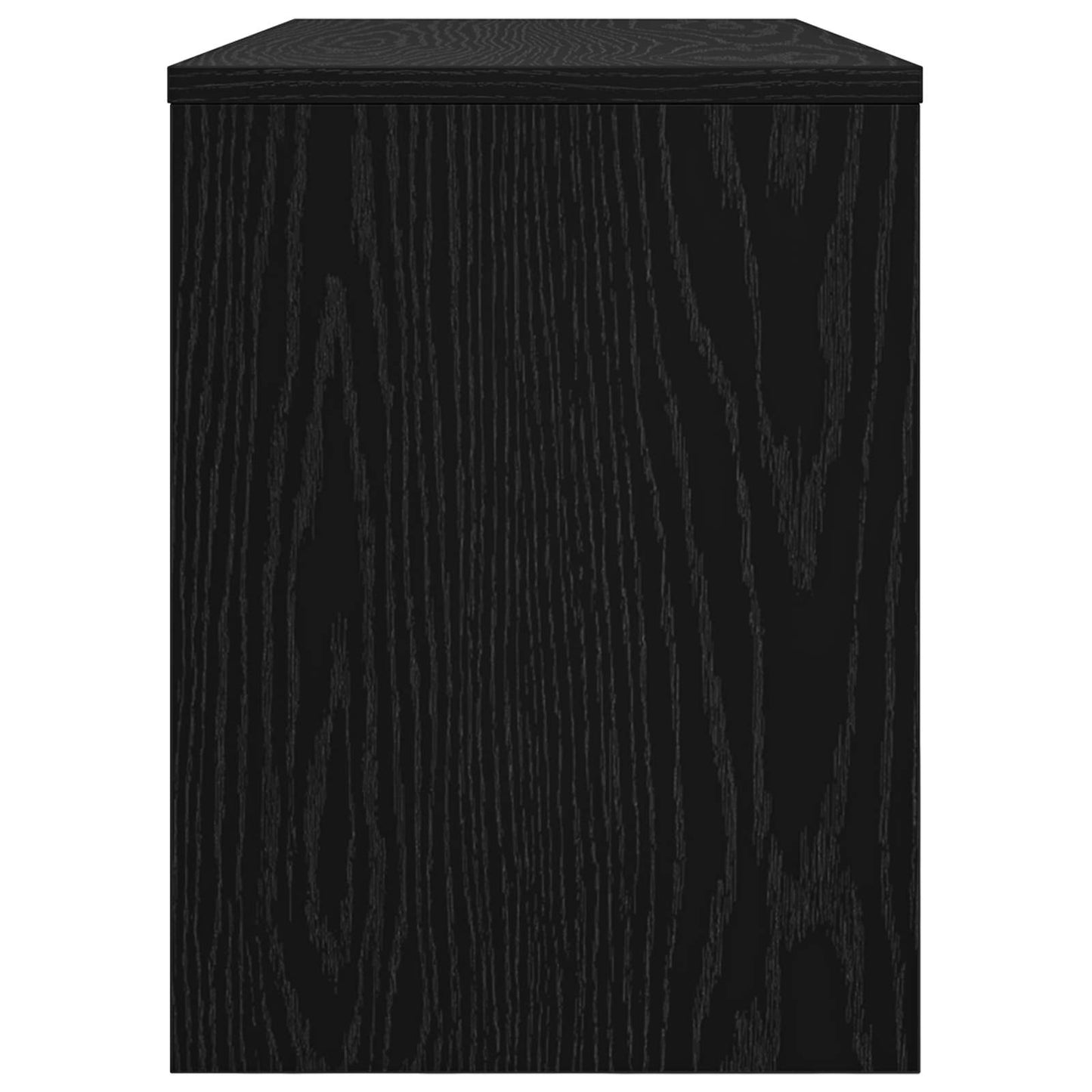 Televizní Skříň 80 X 30 X 40 Cm Černý Dub Kompozitní Dřevo