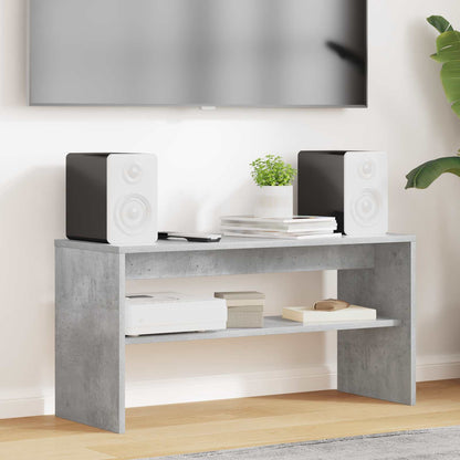 Televizní Skříň 80 X 30 X 40 Cm Betonově Šedá Kompozitní Dřevo