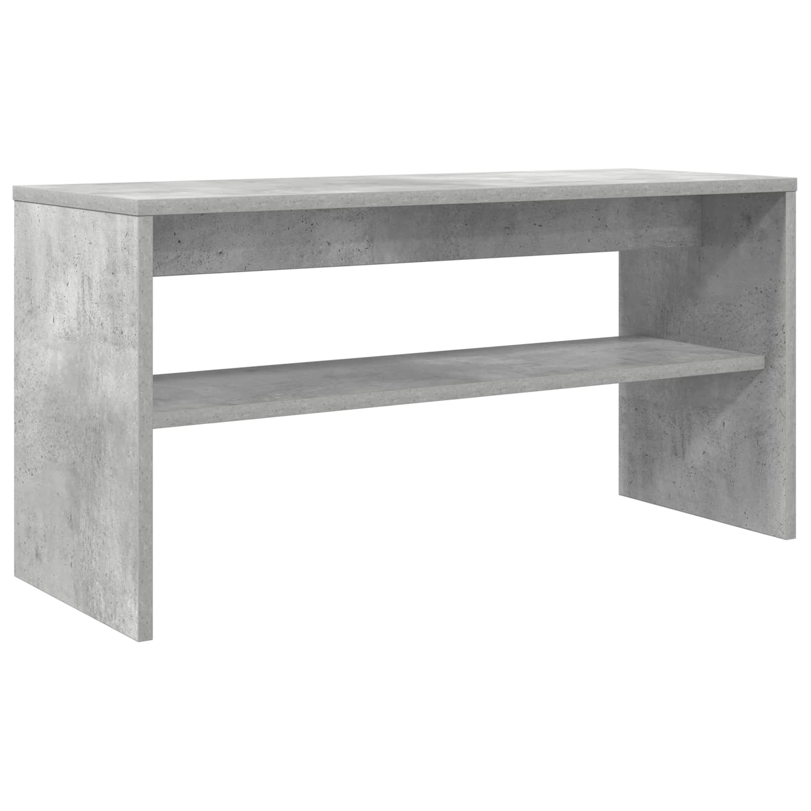 Televizní Skříň 80 X 30 X 40 Cm Betonově Šedá Kompozitní Dřevo