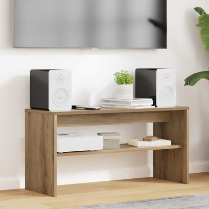Televizní Skříň 80 X 30 X 40 Cm Artisanový Dub Kompozitní Dřevo