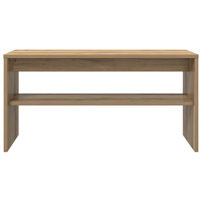 Televizní Skříň 80 X 30 X 40 Cm Artisanový Dub Kompozitní Dřevo