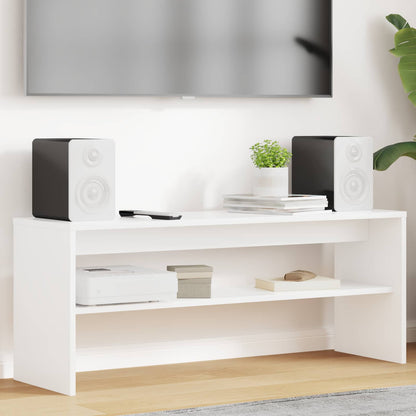 Televizní Skříň 100 X 30 X 40 Cm Bílá Kompozitní Dřevo