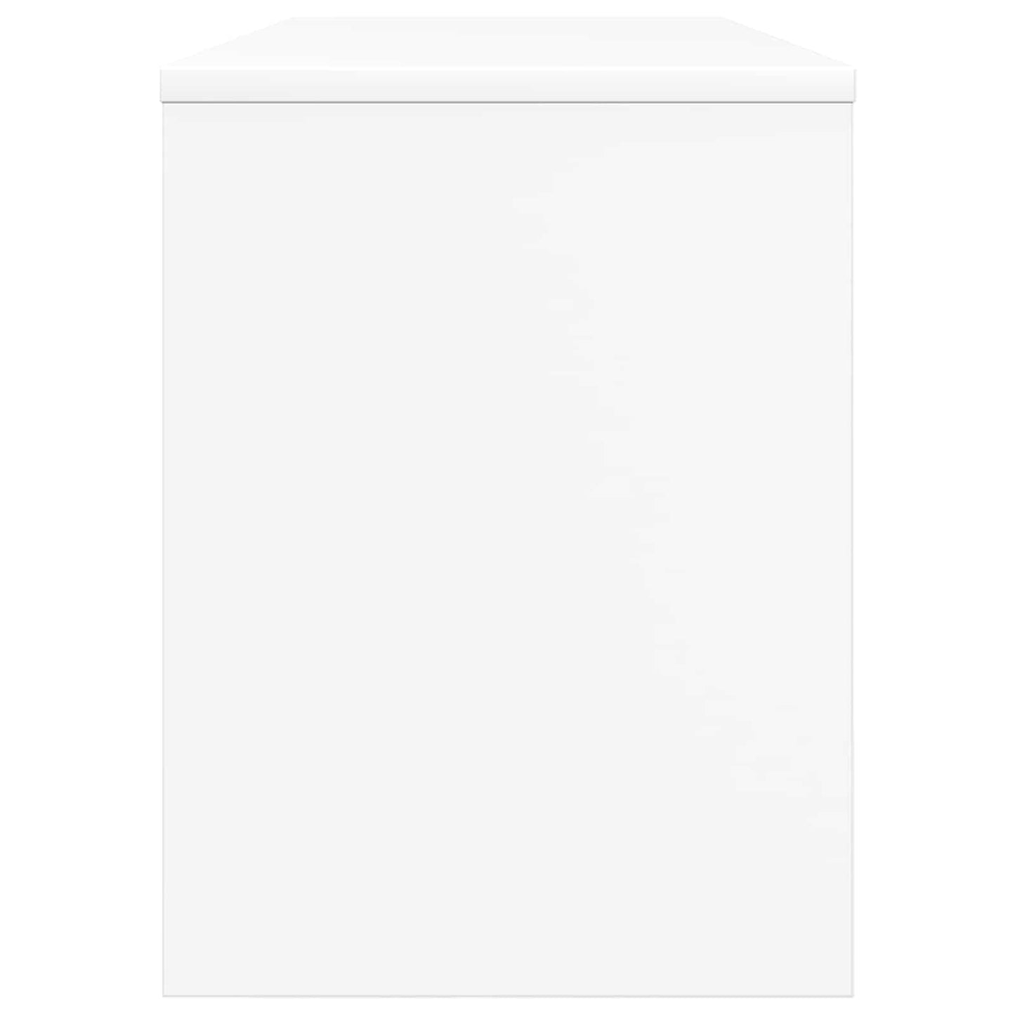 Televizní Skříň 100 X 30 X 40 Cm Bílá Kompozitní Dřevo