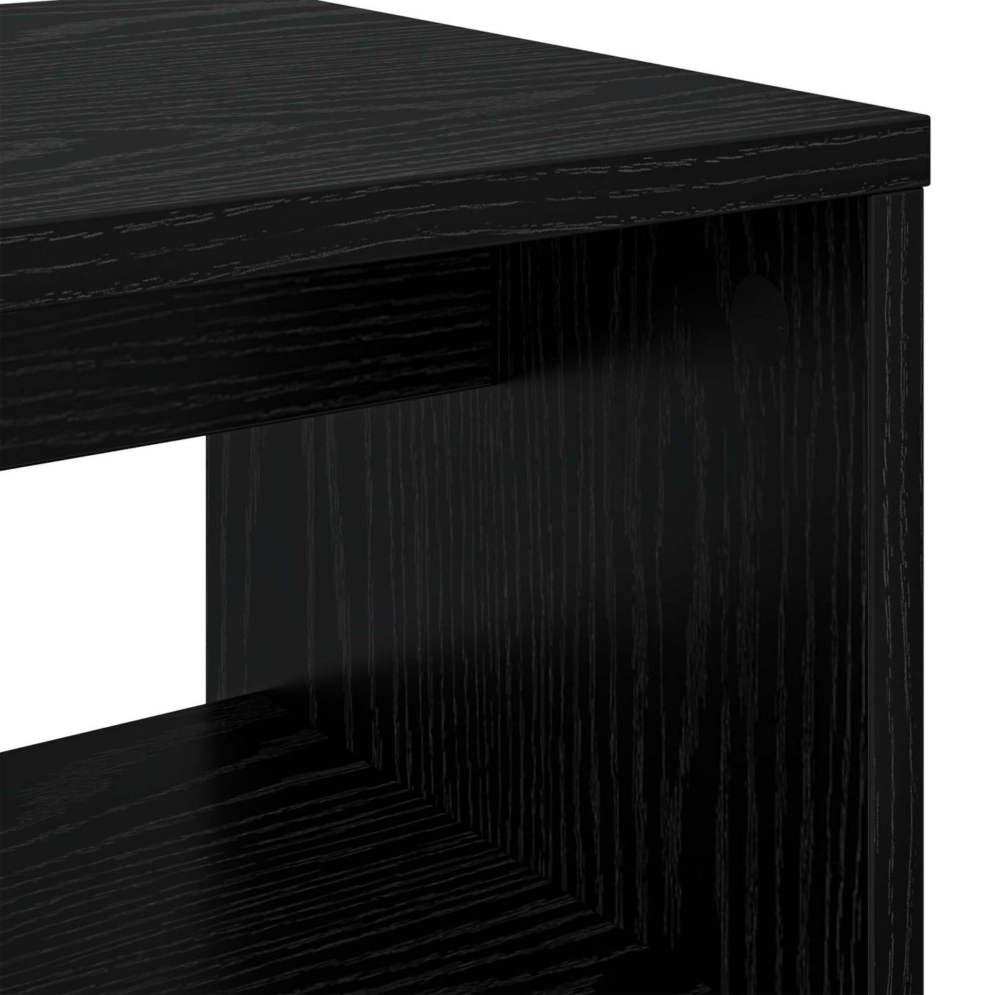 Televizní Skříň 100 X 30 X 40 Cm Černý Dub Kompozitní Dřevo