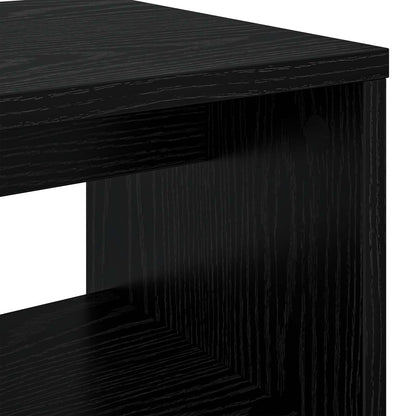 Televizní Skříň 100 X 30 X 40 Cm Černý Dub Kompozitní Dřevo