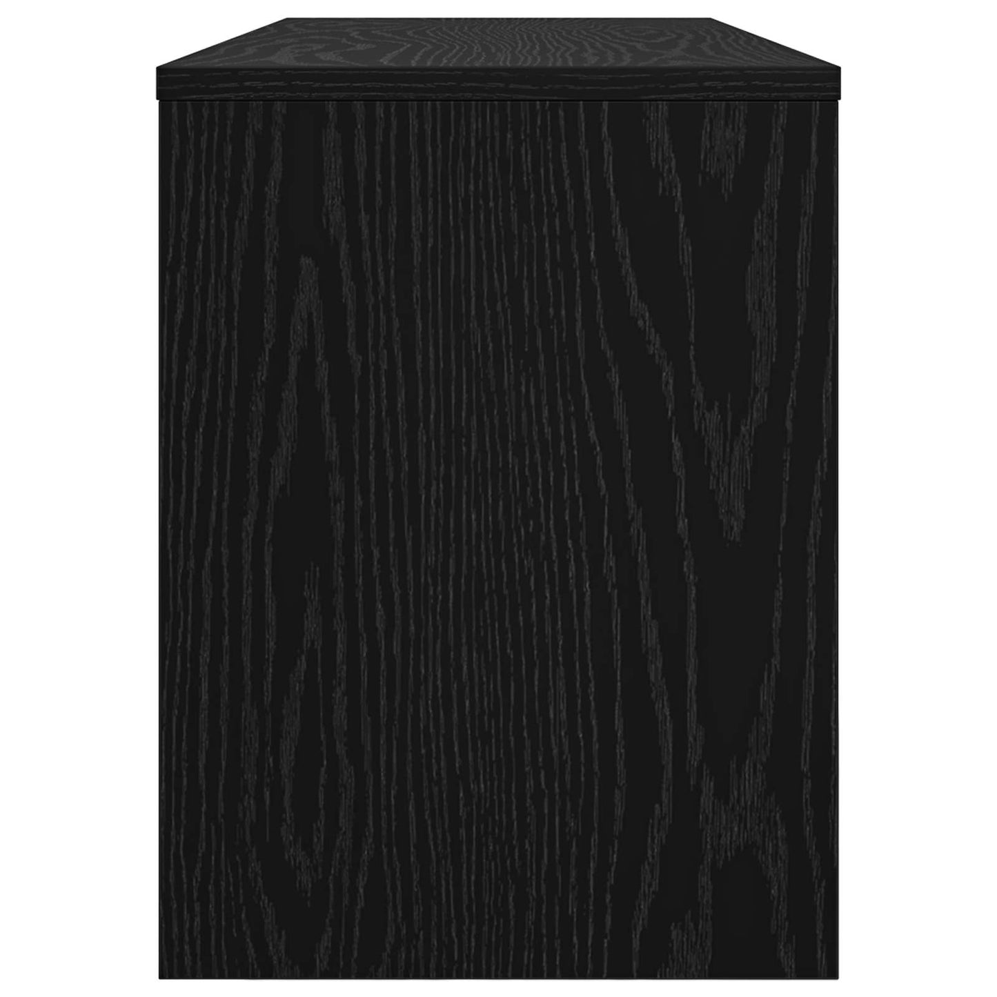 Televizní Skříň 100 X 30 X 40 Cm Černý Dub Kompozitní Dřevo
