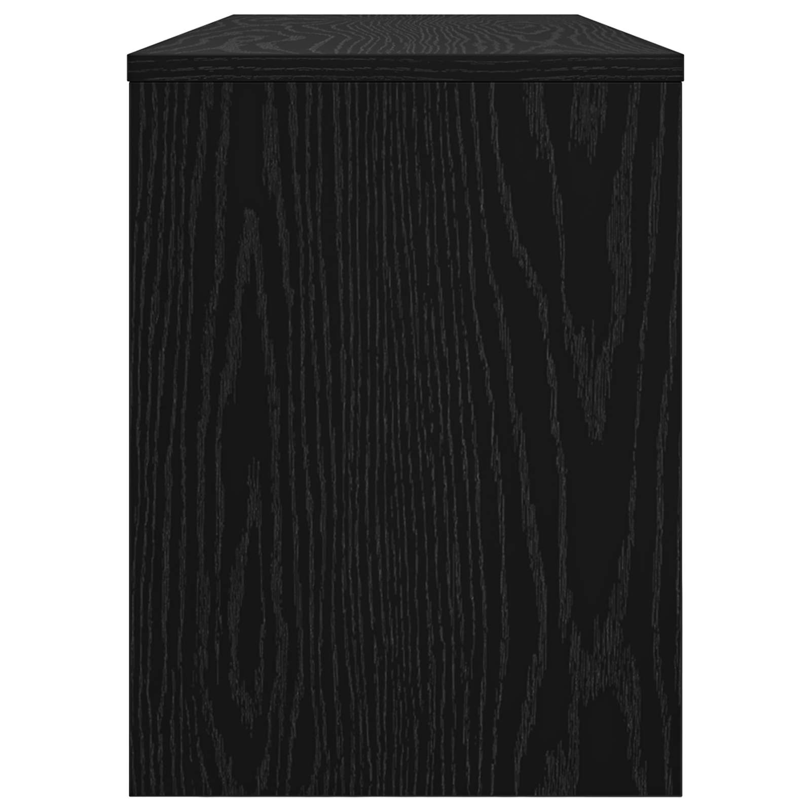 Televizní Skříň 100 X 30 X 40 Cm Černý Dub Kompozitní Dřevo
