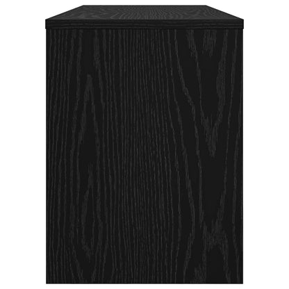 Televizní Skříň 100 X 30 X 40 Cm Černý Dub Kompozitní Dřevo