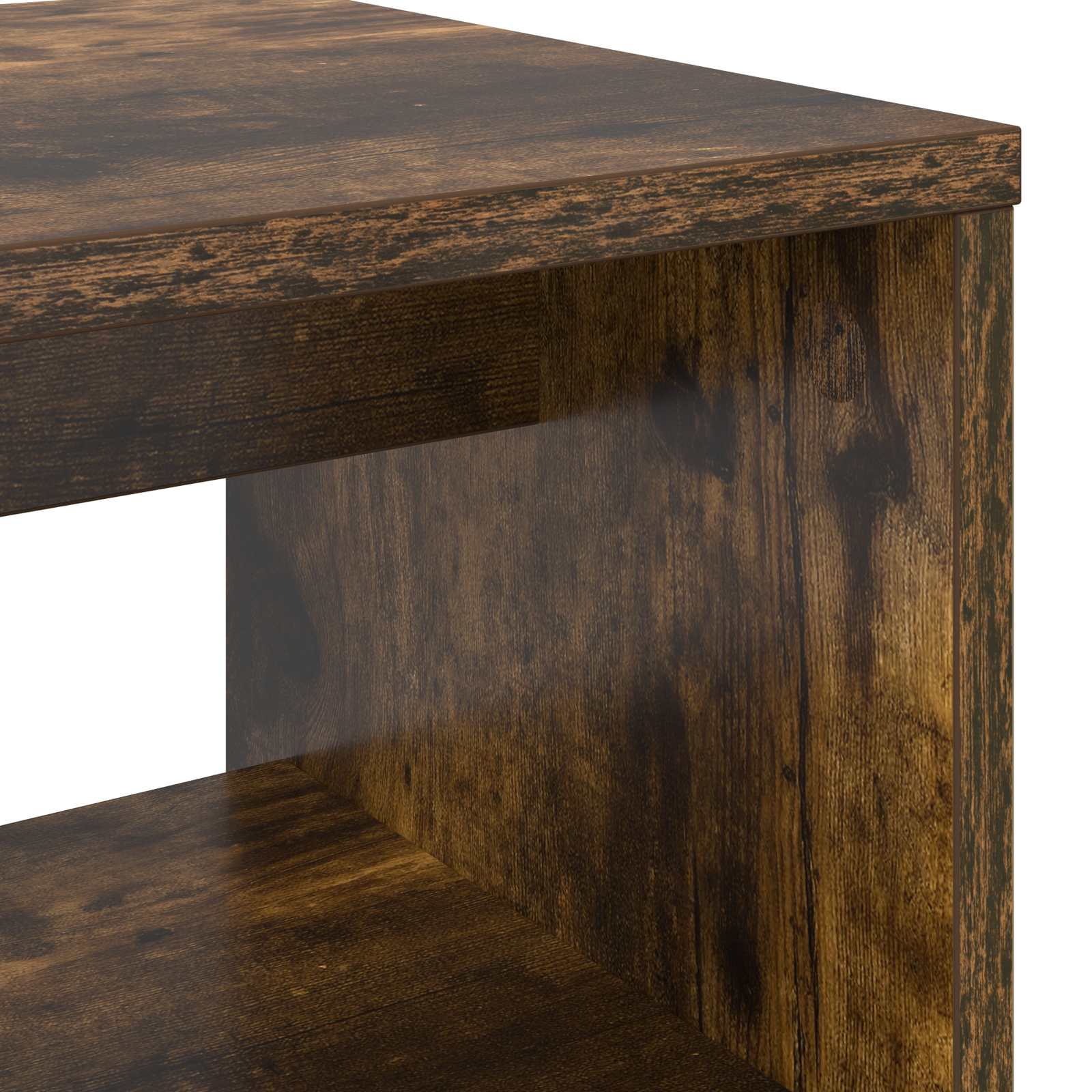 Televizní Skříň 100 X 30 X 40 Cm Kouřový Dub Kompozitní Dřevo