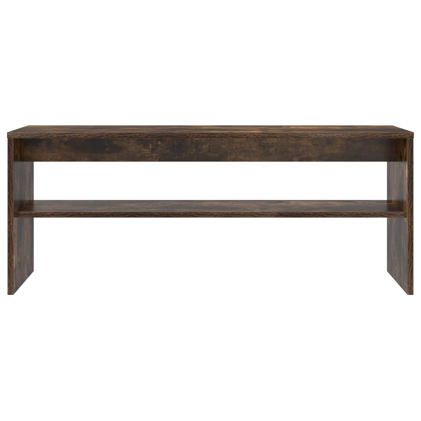 Televizní Skříň 100 X 30 X 40 Cm Kouřový Dub Kompozitní Dřevo